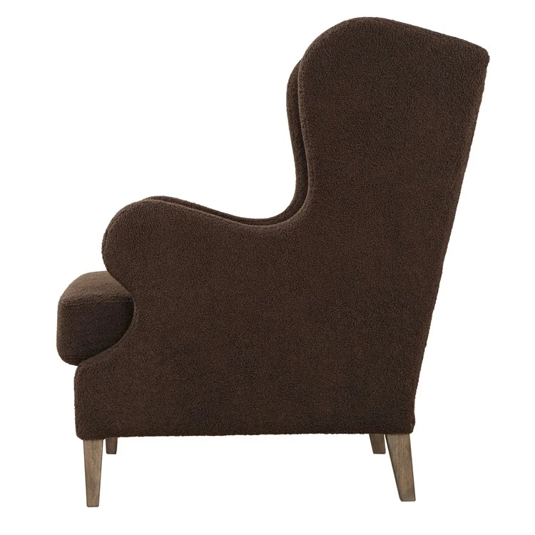 Uttermost Serpentine Modern Wingback Chair - Image 5