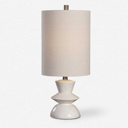 Uttermost Stevens Buffet Lamp With Light Beige Shade