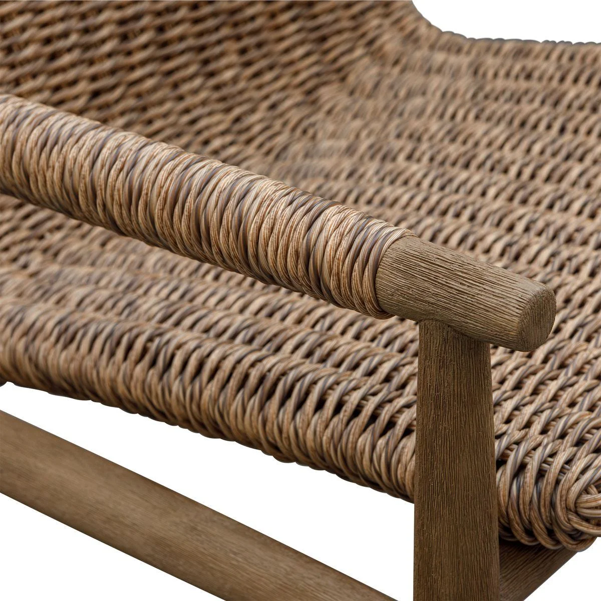 Uttermost Sumba Outdoor Lounge Chair ~ Golden Flax - Image 7