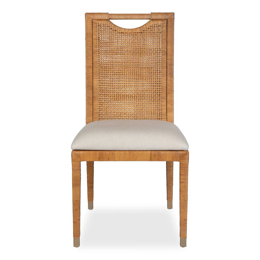 Uttermost Sydney Rattan Dining Chairs ~ Set Of Two