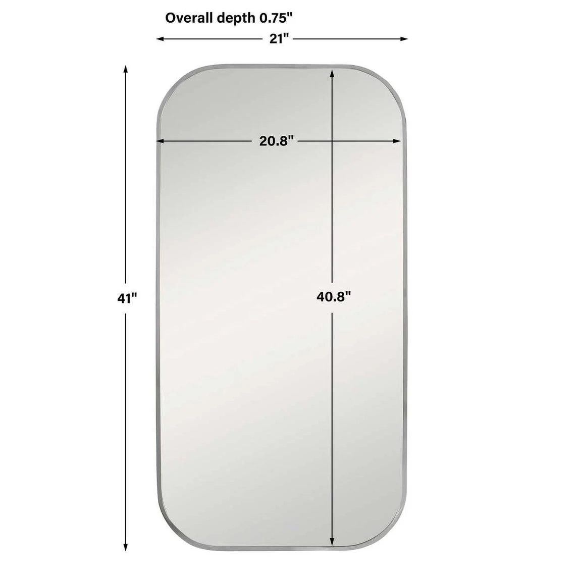 Uttermost Taft Polished Nickel Mirror - Image 6
