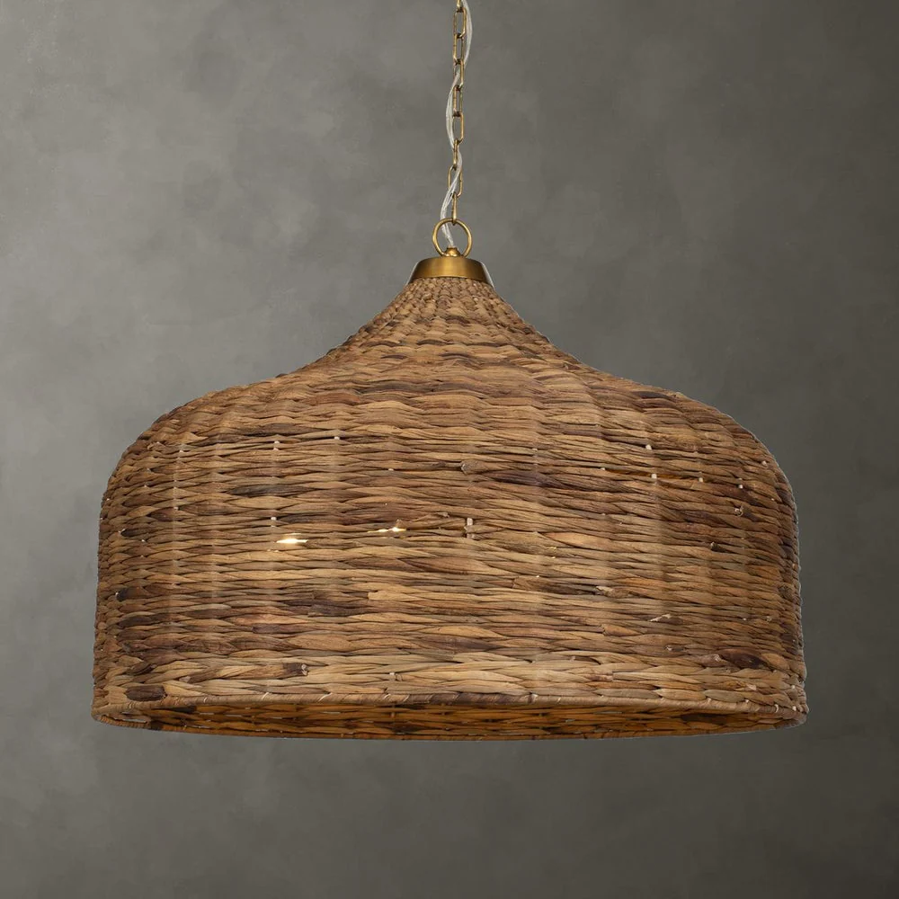 Uttermost Tauranga Rich Natural Woven Pendant 5 light