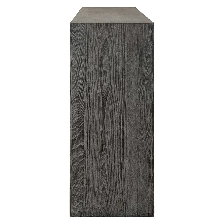 Uttermost Thoreau Ebony Textured Elm Organic Console Table - Image 5