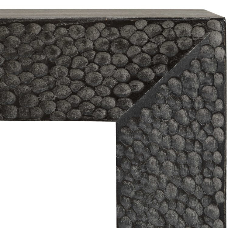 Uttermost Thoreau Ebony Textured Elm Organic Console Table - Image 7