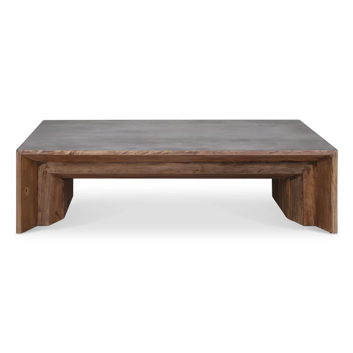 Uttermost Vail Reclaimed Wood and Concrete Coffee Table - Image 2