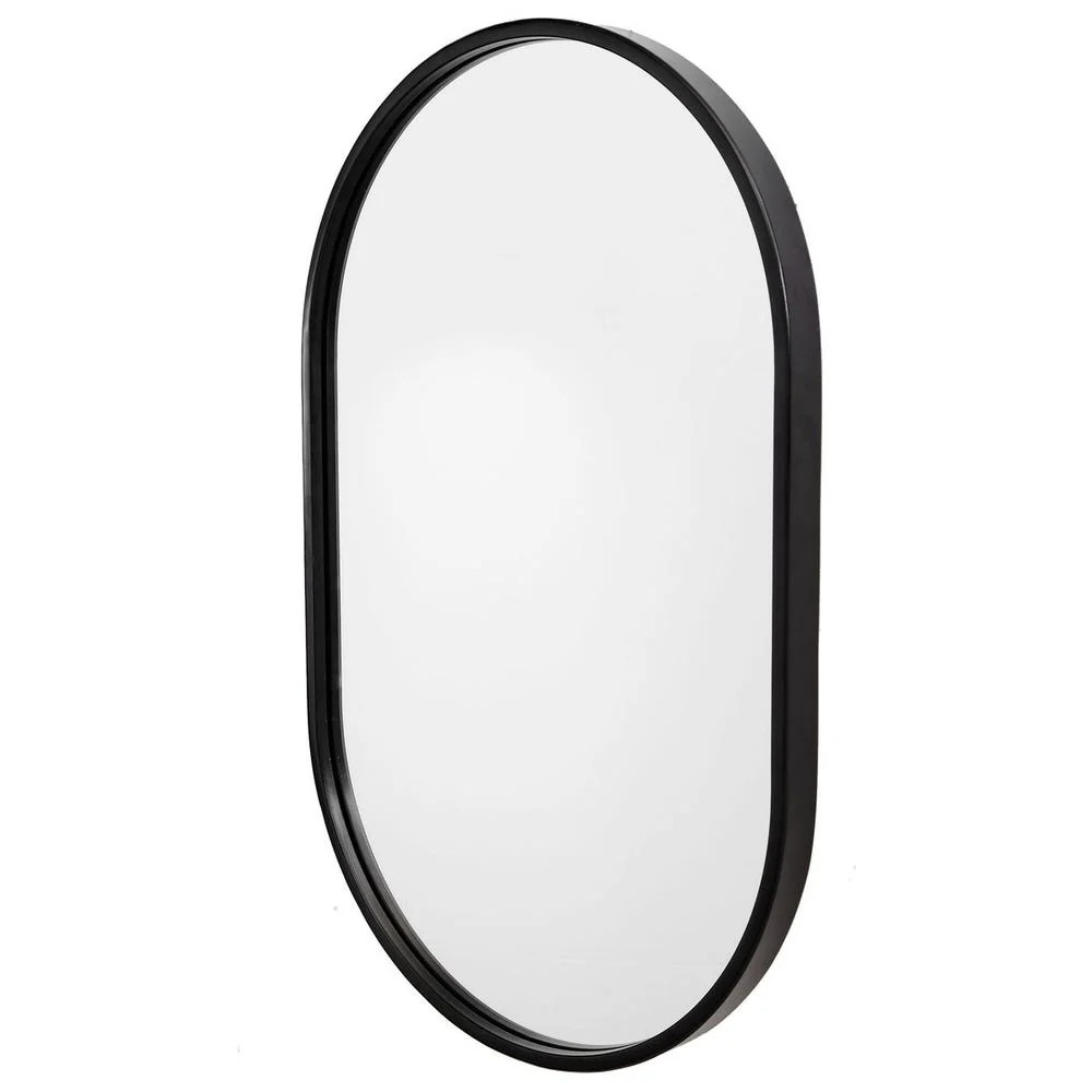 Uttermost Varina Sleek Satin Black Mirror - Image 4