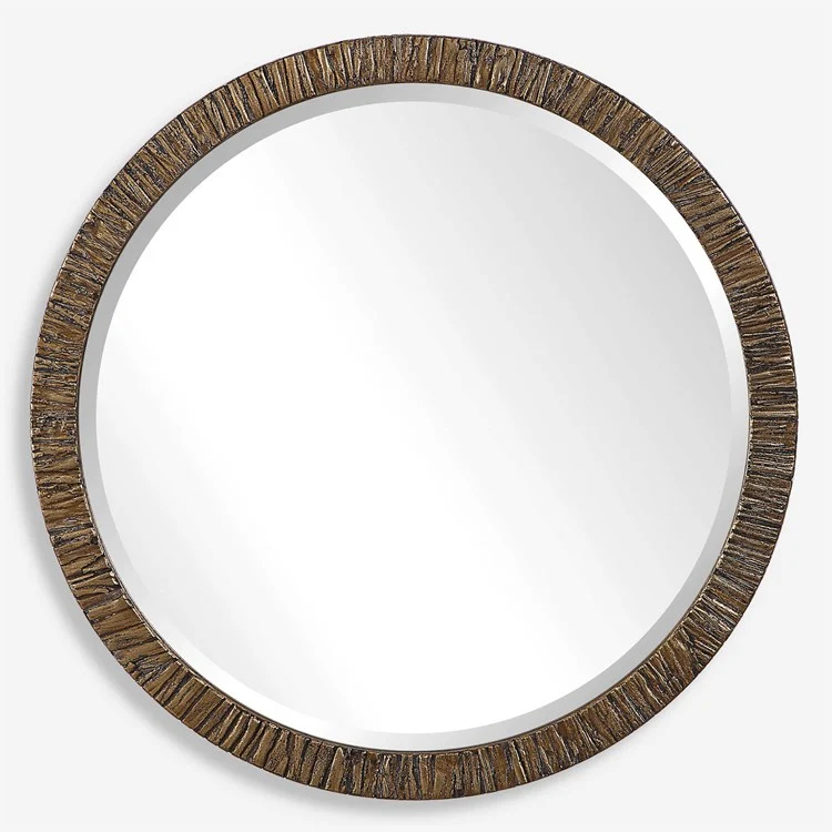 Uttermost Wayde Natural Tree Bark Round Mirror - Image 2