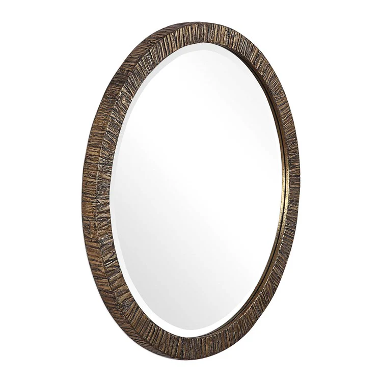 Uttermost Wayde Natural Tree Bark Round Mirror - Image 3