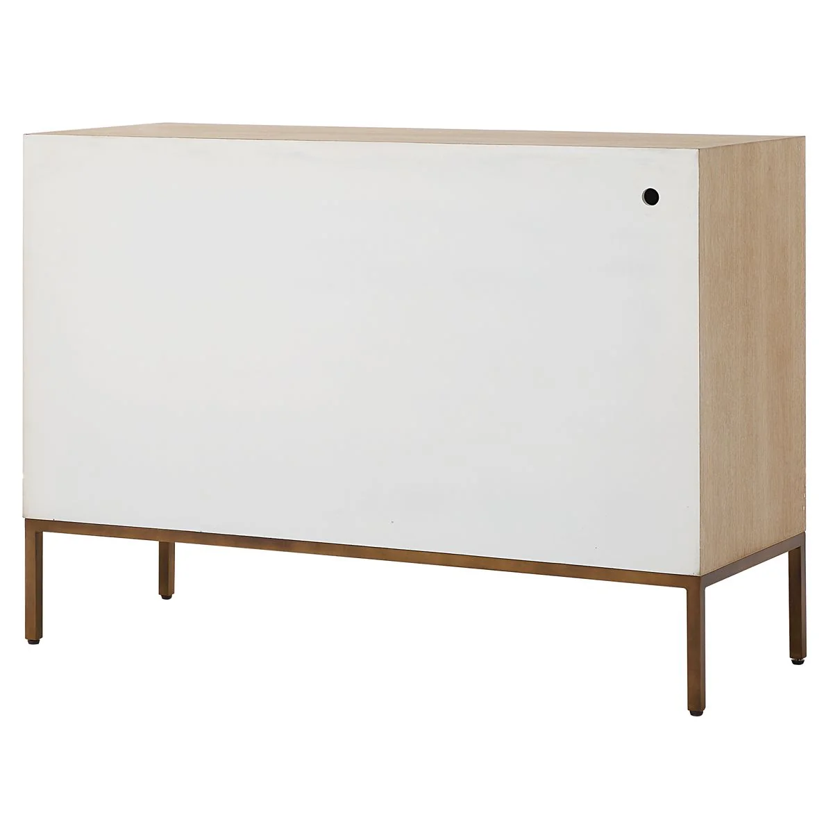 Uttermost Weimar Contemporary Geometric Cream 2 Door Cabinet - Image 5