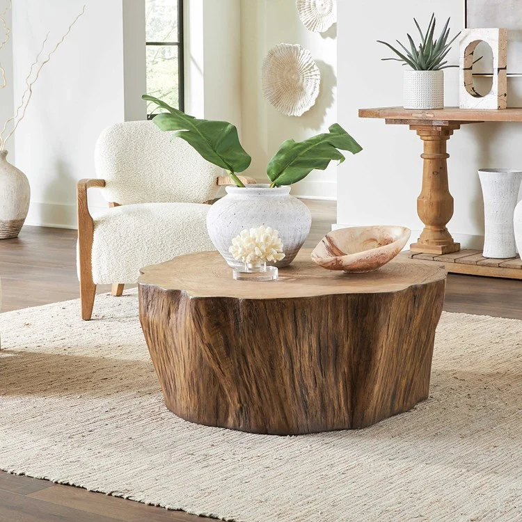 Uttermost Woods Edge Aged Sierra Brown Coffee Table