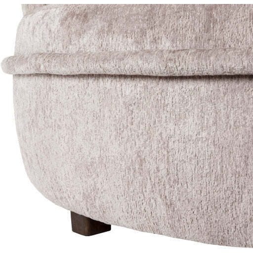 Surya Valence Modern Light Grey Chenille Lounger Chair - Image 5