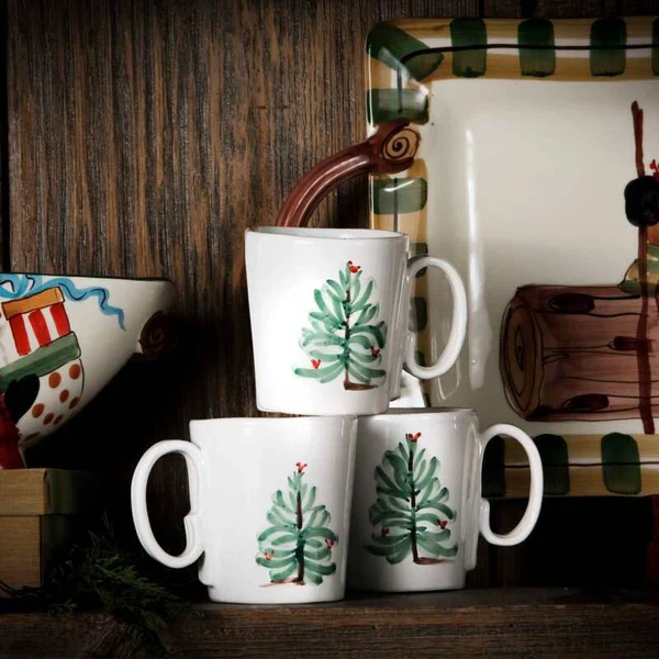 Vietri Lastra Holiday Mug ~ Handcrafted Italian Stoneware - Image 3