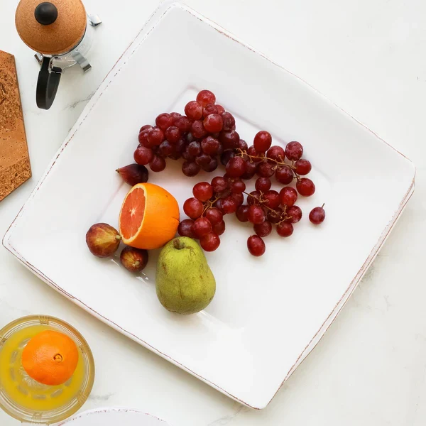 Vietri Lastra Melamine White Square Serving Platter ~ Outdoor Use