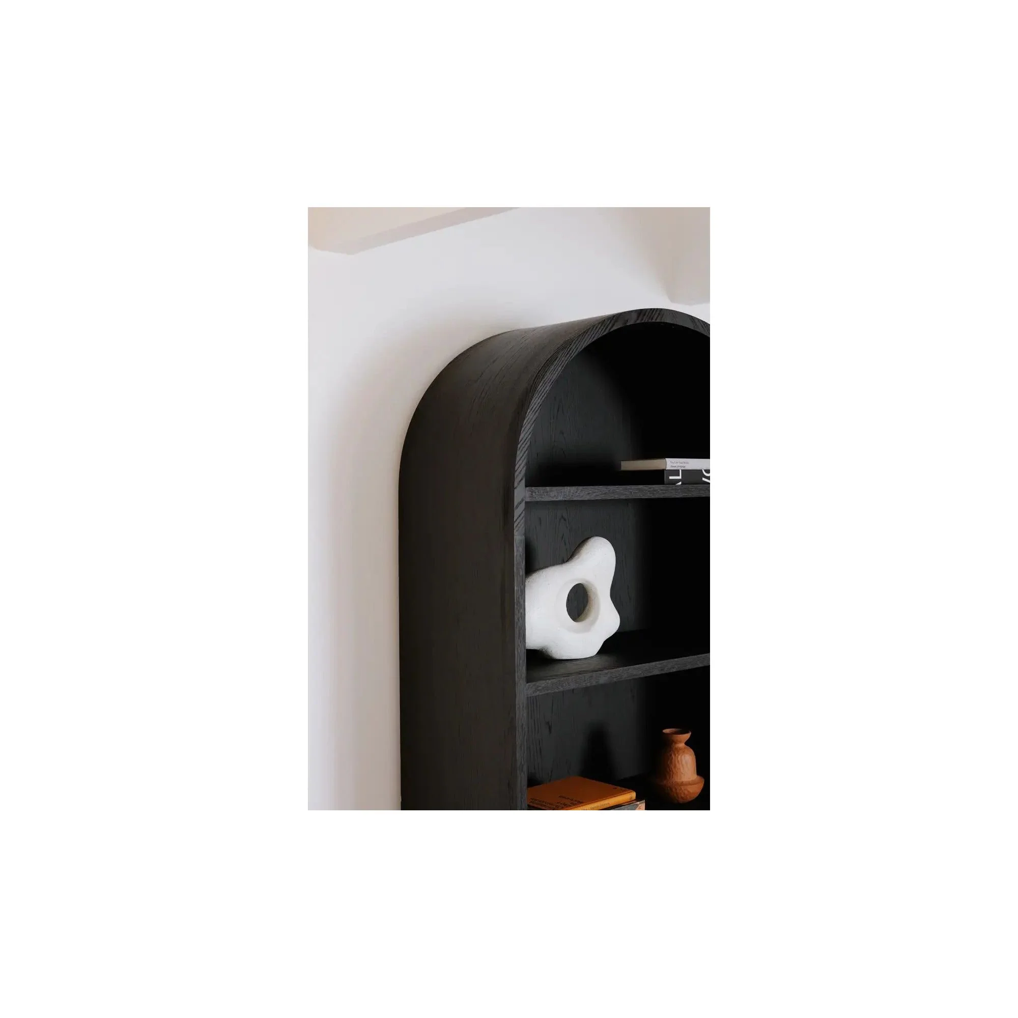 Moe’s Home Collection Wilde Black Oak Display Cabinet - Image 5