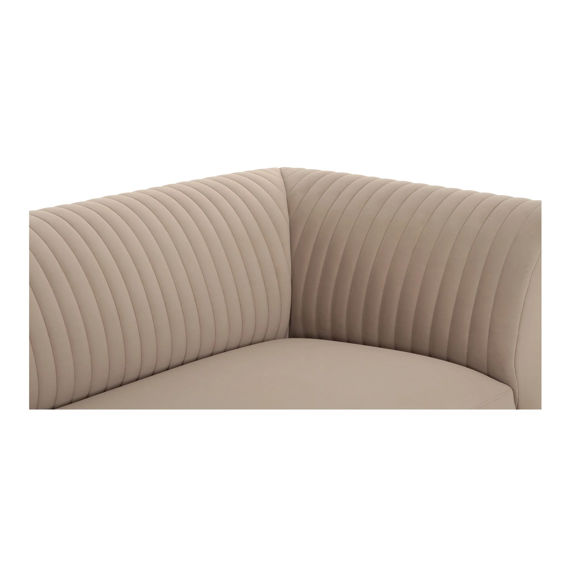 Moe's Home Collection Zandro Beige Left-Facing Sectional - Image 6