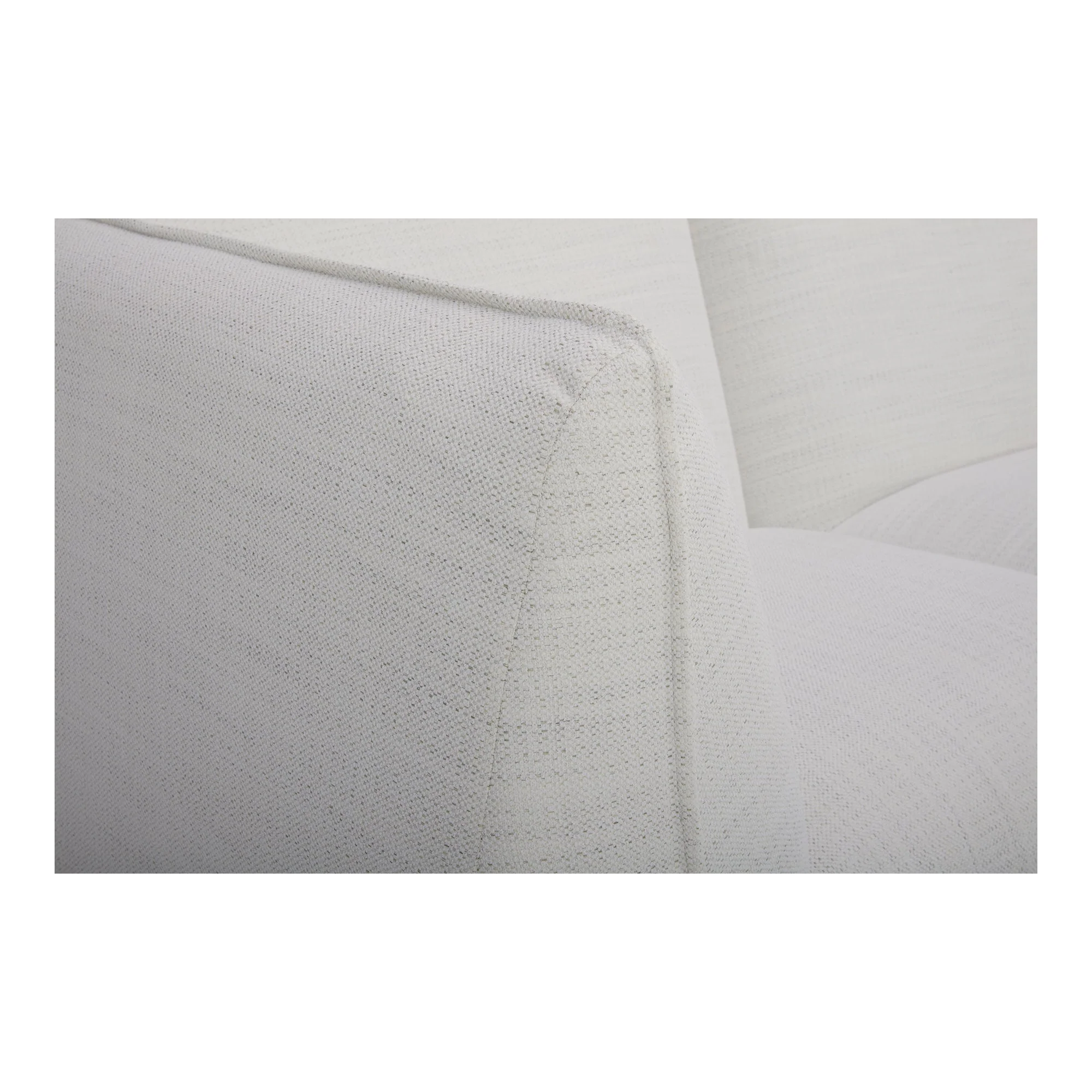 Moe's Home Collection Zeppelin  Salt Stone White Dream Modular Sectional - Image 5