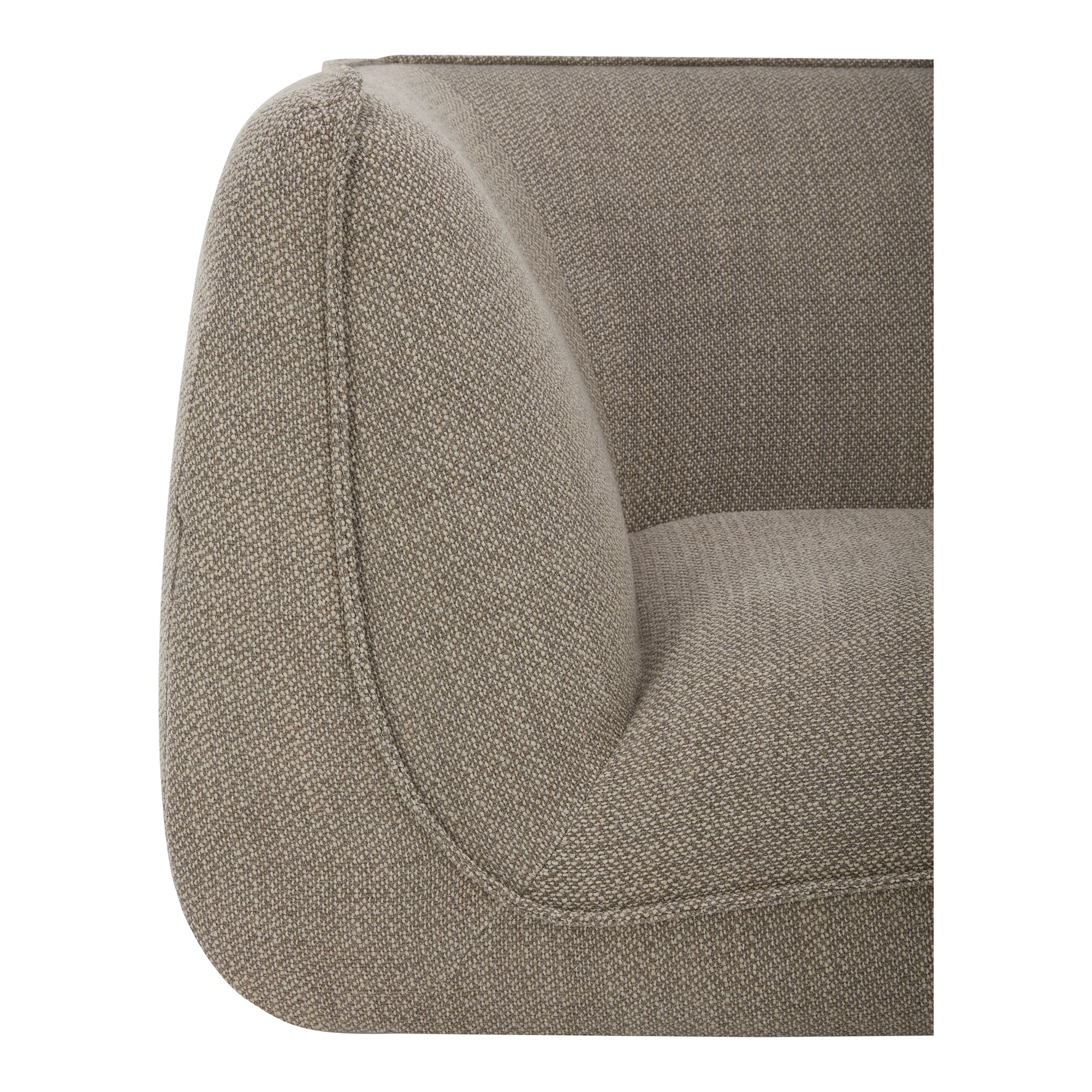 Moe's Home Collection Zeppelin Nook Speckled Pumice Modular Sectional - Image 6